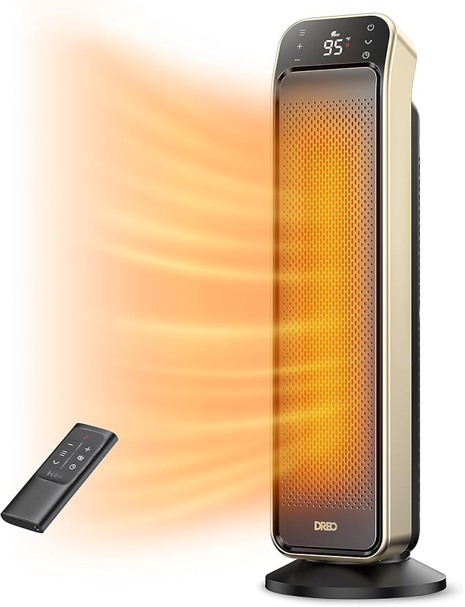 DREO Space Heater Indoor, 3 Modes, Overheating & Tip-Over Protection, Electric by DREO