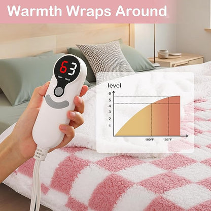 Electric Heated Blanket Full Size 72"×84" - Image 7