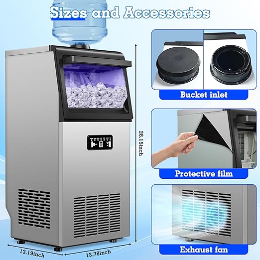 Commercial Ice Maker Machine 120lbs/24H - Image 8