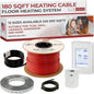 LuxHeat 180sqft Floor Heating Cable Kit - 240v Heated Bathroom Floor Kit - by LuxHeat