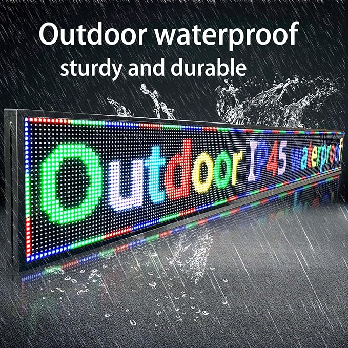 P10 Outdoor Led Sign Programmable Scrolling Digital Display Screen Message - Image 2