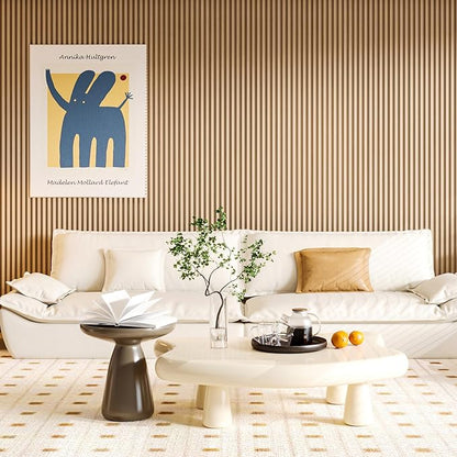 Art3d 4 Pc 96"x5.7" Wood Slat Wall Panel - Image 7