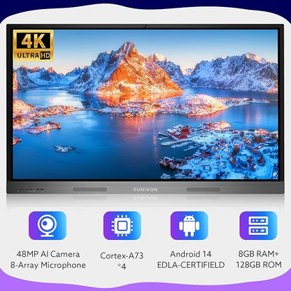 Smart Board 55" 4K Interactive Whiteboard Google EDLA-Certified - Image 3