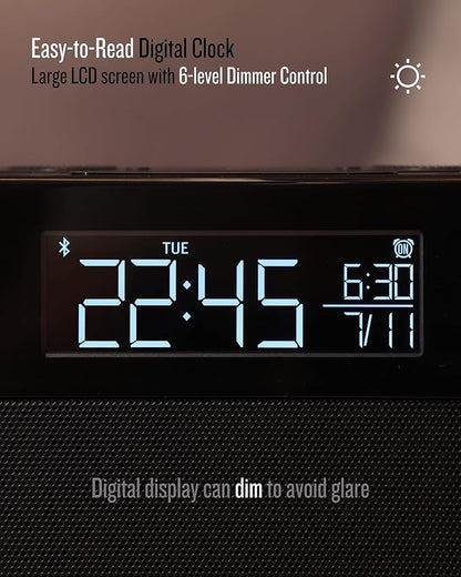 Soundfreaq Sound Rise II, SFQ-16: Bedside Alarm Clock Radio & Bluetooth Speaker - Image 5