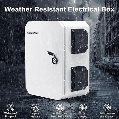 Outdoor Electrical Box, Cold-Rolled Steel Plate, Aluminum Alloy Back Beam - Image 2