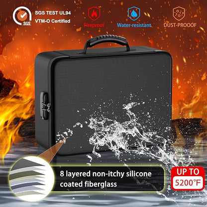 ENGPOW 5200℉ Soft Case Fireproof Document Box - Image 4