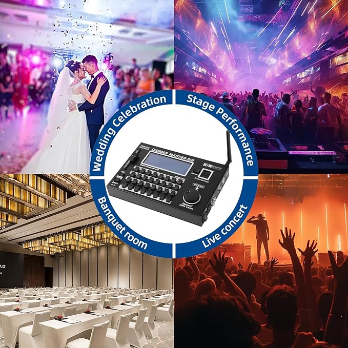 Ygybeyond Wireless DMX Controller, DMX512 Controller, 512Channel, Stage - Image 5