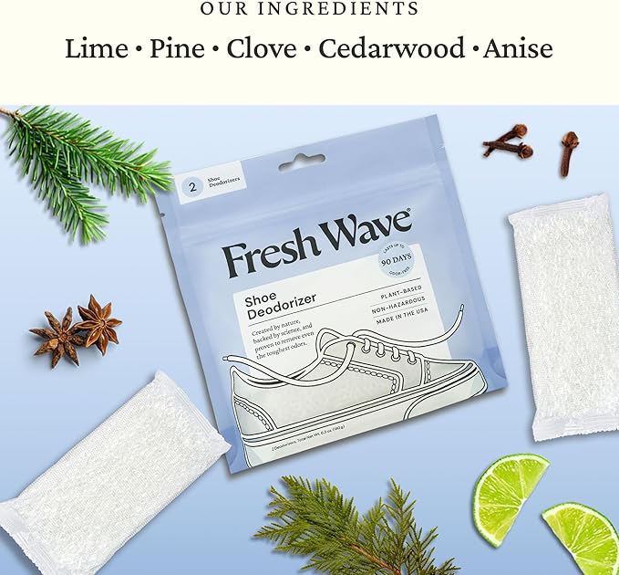Fresh Wave Shoe Deodorizer, 1 Pack – Natural & Safe Shoe Freshener - Image 4
