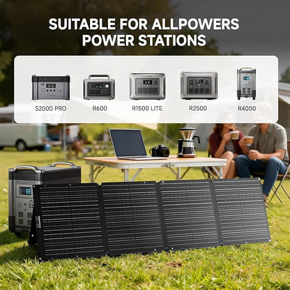 ALLPOWERS SOLAX SE200 200W Portable Folding Solar Panel, High-Efficiency - Image 6