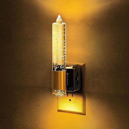 L LOHAS LED Night Light, Amber Candle Night Lights Plug into Wall, 0-100 LM by LLOHASLED