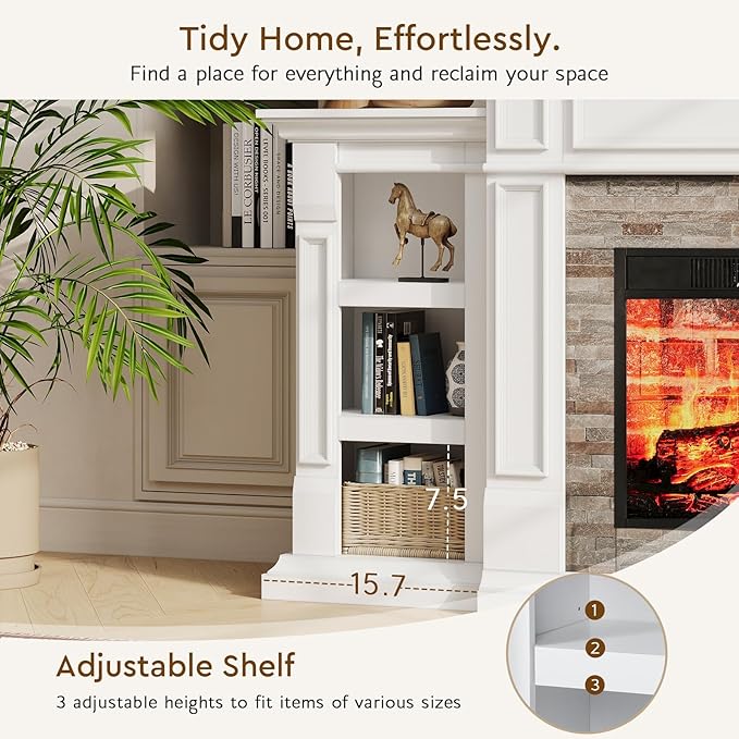 LGHM 72" Electric Fireplace - Image 5