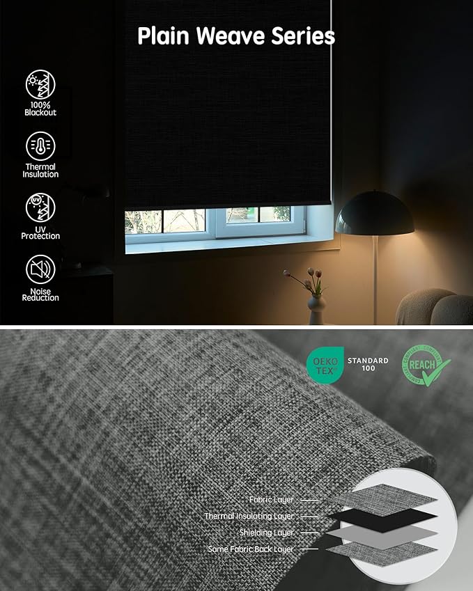 Yoolax Motorized Blinds with Remote, Smart Blinds - Image 6