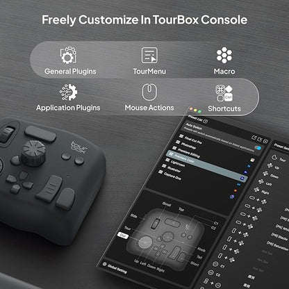 TourBox NEO - Customizable Editing Controller, Photo Color Grading Illustration - Image 6