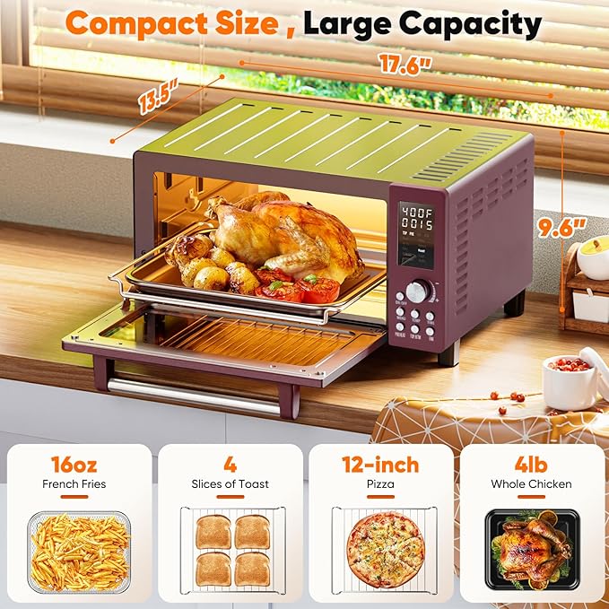 Nuwave Bravo Pro Convection Air Fryer Toaster Oven Combo, 2025 New and Improved - Image 2
