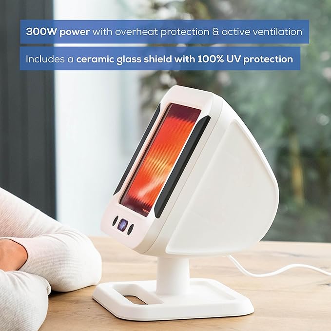 Beurer IL60 Infrared Heat Lamp for Red Light Therapy for Face, Sinus & Skin - Image 5