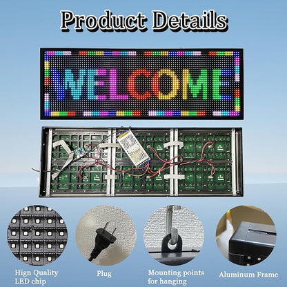 CT-P10 OUTDOOR Colorful Images Texts & Number LED sign board - Image 6