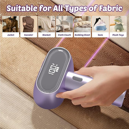 Tylasom Fabric Shaver, Rechargeable Double-Head Lint Remover, Electric Lint - Image 4