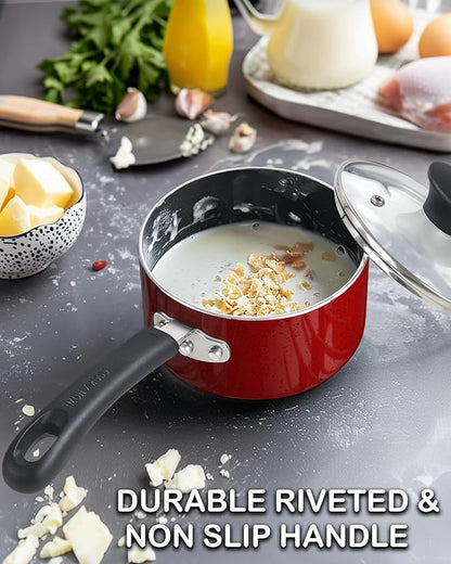 Cook N Home Non Stick Sauce Pan, 3 Quarts Saucepan - Image 4