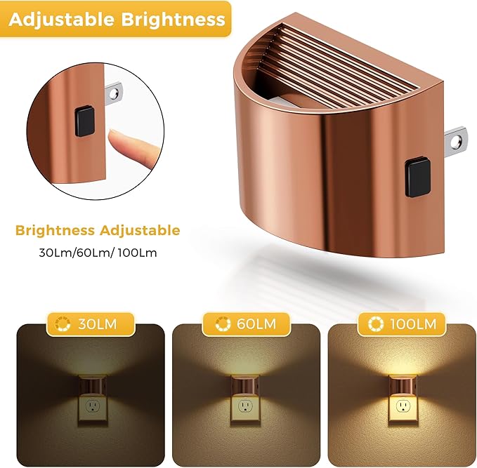 L LOHAS LED Night Lights Plug into Wall, Dimmable Night Light - Image 5