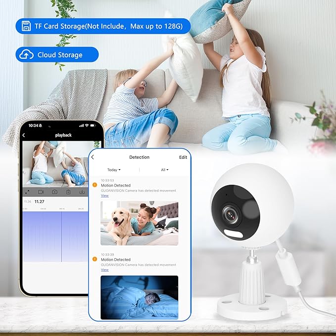 5G Cameras for Home Security, 3MP Outdoor Indoor Security Camera for - Image 7