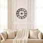 Alarmore Wall Clocks for Living Room Decor, Large Wall Clock Silent Battery by Alarmore