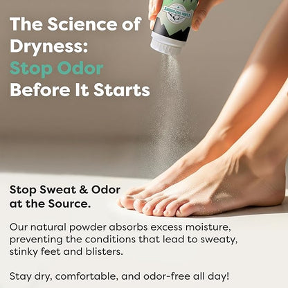 Lumi Outdoors Natural Shoe Deodorizer Spray and Foot Powder Bundle - Image 4