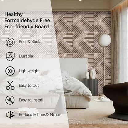 ARMURO 4 Packs Acoustic Wall Panels - Image 4