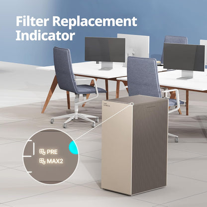 coway air purifiers for large room whole home, front angle view
