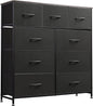 WLIVE 9-Drawer Dresser, Fabric Storage Tower by WLIVE