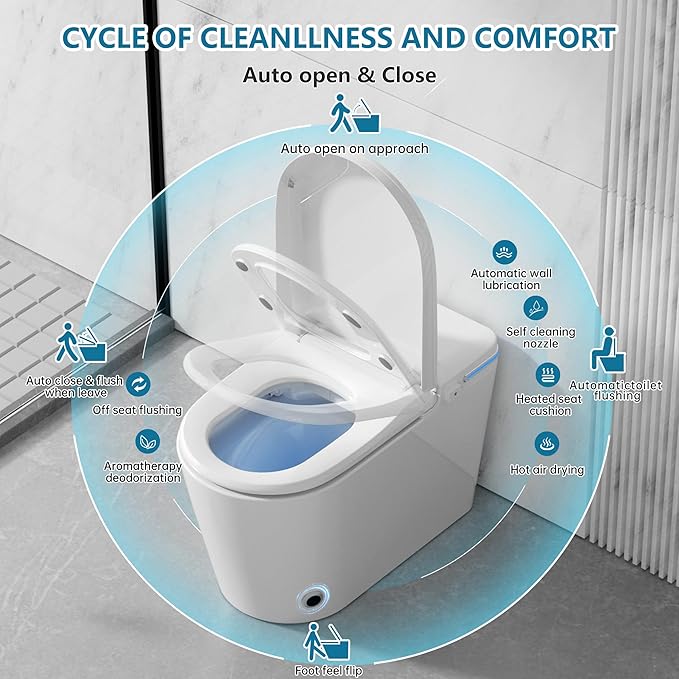 Luxury Smart Toilet Built In, Bidet - Image 2