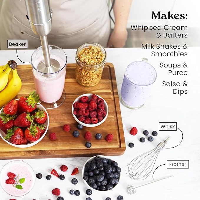 Zulay 4-in-1 Immersion Stick Mixer Hand Blender - Image 5