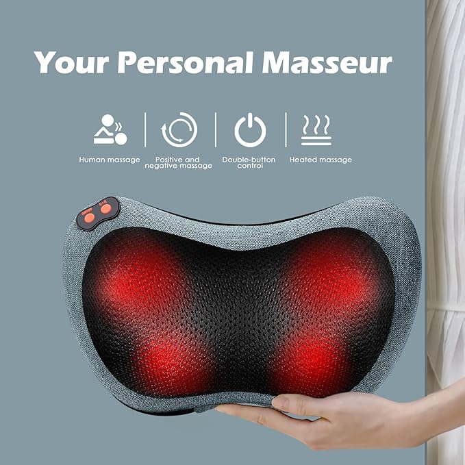 Papillon Neck Massager, Shiatsu Electric Back Massager - Image 5