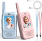 Rush Deer Video Walkie Talkies for Kids, 2 Pack Rechargeable Video Intercom by RushDeer