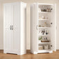 70" Tall Storage Cabinet, Large Wood Storage Pantry Cabinet by Decofy