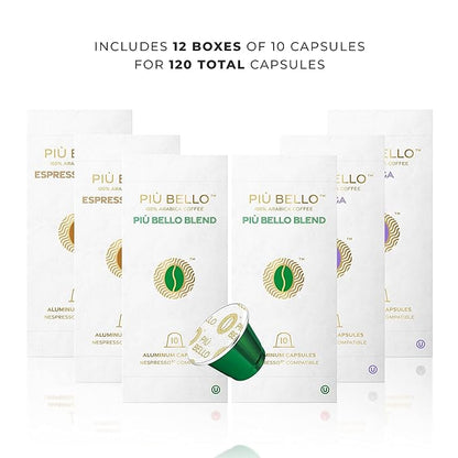 Piu Bello Espresso Coffee Pods for Nespresso Original Machines – Light Roast - Image 2
