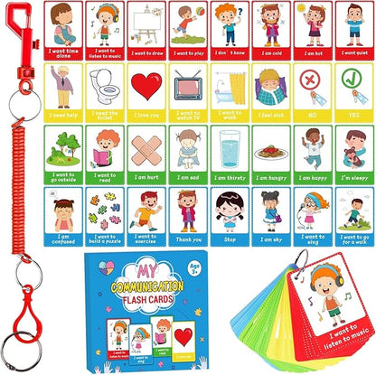 40PCS Autism Communication Cards by ZOIIWA
