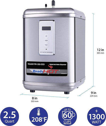 Ready Hot 41-RH-300-F570-CH Instant Hot Water Dispenser System, 2.5 Quarts - Image 2
