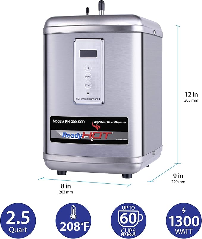 Ready Hot 41-RH-300-F570-BN Instant Hot Water Dispenser System, 2.5 Quarts - Image 2