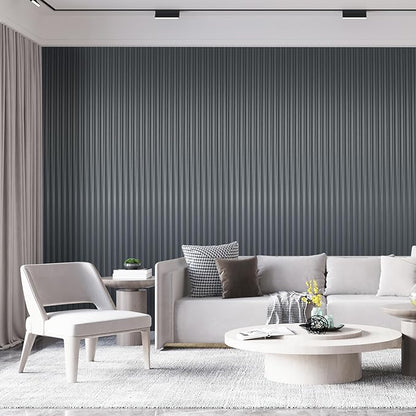 Art3dwallpanels Slat Wall Paneling, 8 Pack Wavy Grain Panel Wall Slats - Image 7