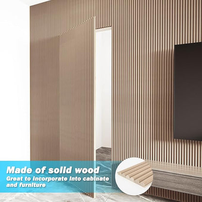 Art3d Fluted Wood Panel for Wall and Ceiling, Beaded Accent molding for Home - Image 4
