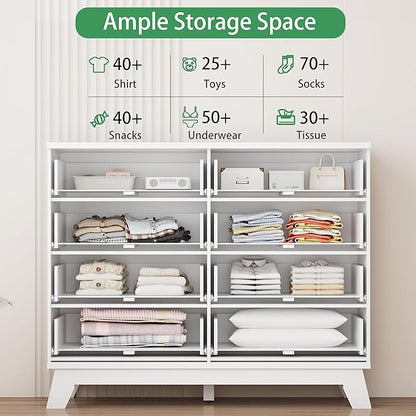 Fluted Dresser for Bedroom - Image 3