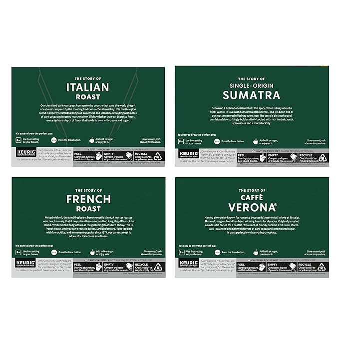 Starbucks K-Cup Coffee Pods, Dark Roast Hot or Iced Coffee, Variety Pack - Image 9