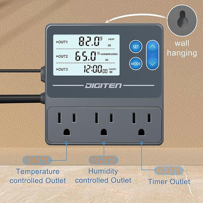 DIGITEN Reptile Temperature and Humidity Controller - Image 5