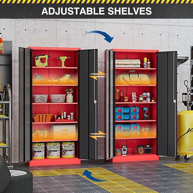 Metal Storage Cabinet-71” Tall Steel File Cabinets - Image 4