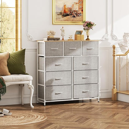 WLIVE 9-Drawer Dresser, Fabric Storage Tower - Image 9