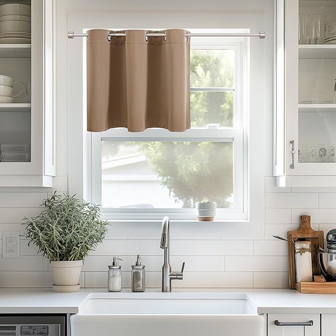 ChrisDowa Blackout Curtains 36 Inches Long by ChrisDowa