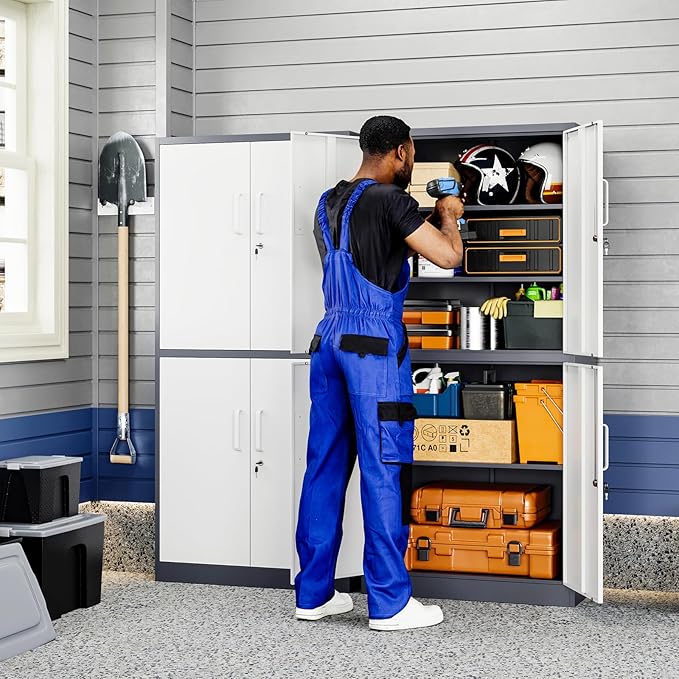 Yizosh Metal Storage Locking Cabinet - Image 2