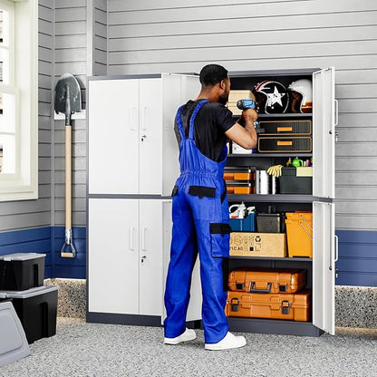 Yizosh Metal Storage Locking Cabinet - Image 2