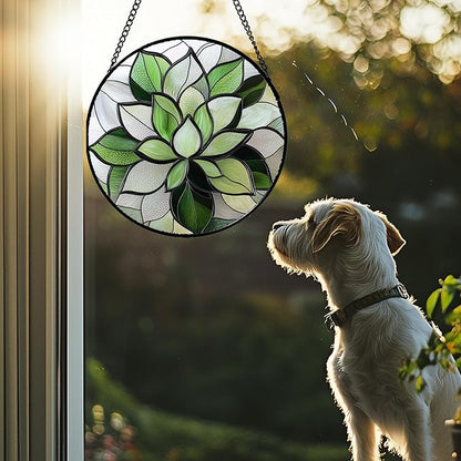 CRISGIF Stained Glass Window Hanging - Image 3