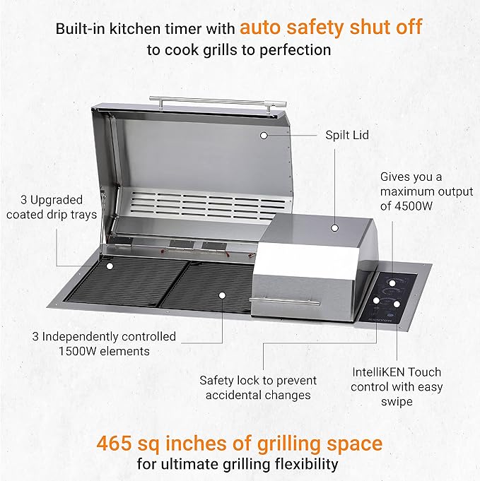 Kenyon The Big American Grill, Electric Grill - Image 4